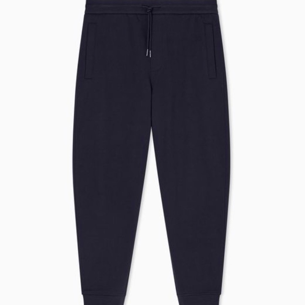 ARMANI Exchange Men's Navy Blue Jogger Pants